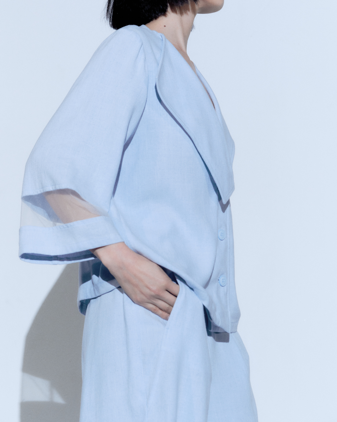 MILA JACKET LIGHT BLUE