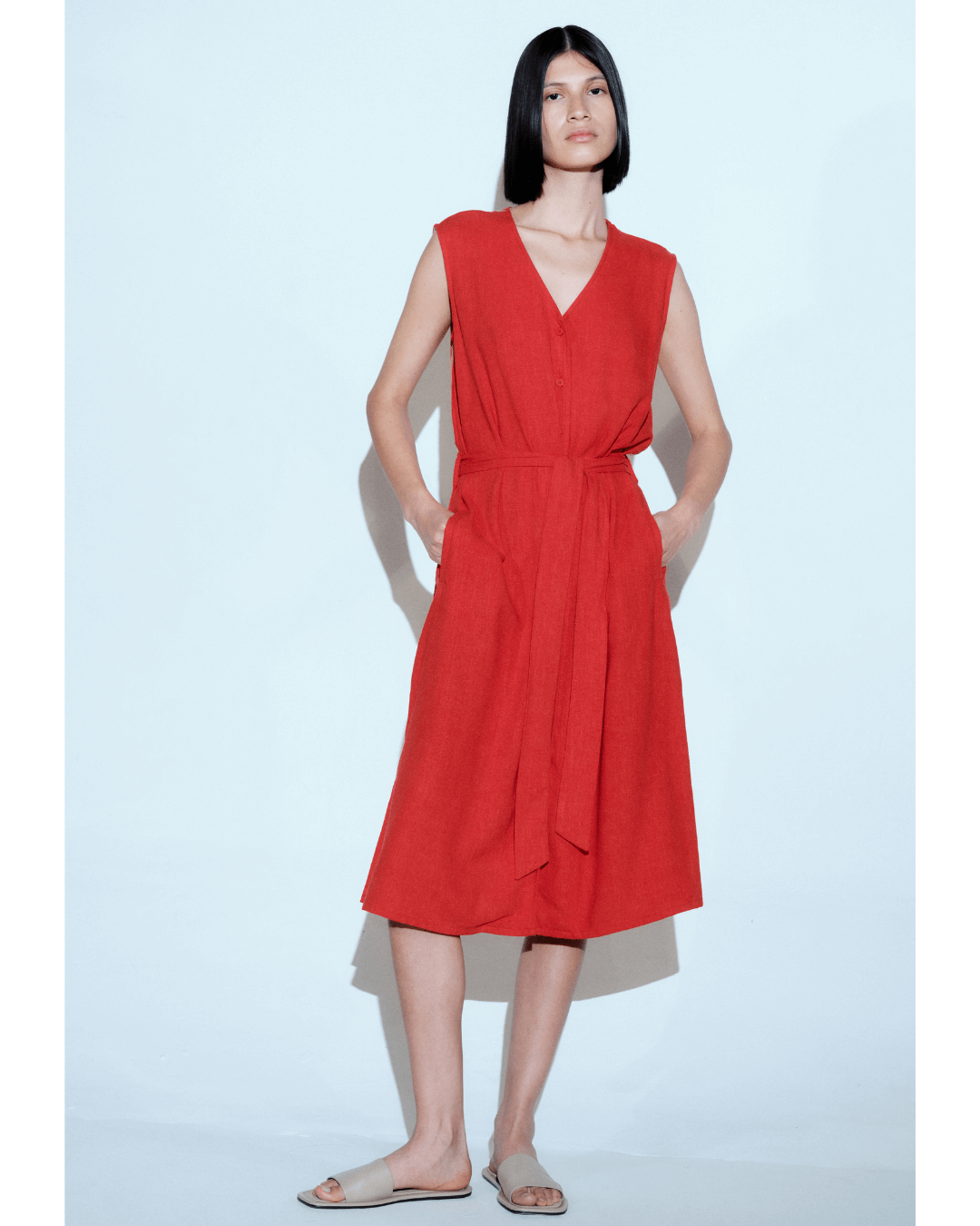 VIOLA DRESS RED