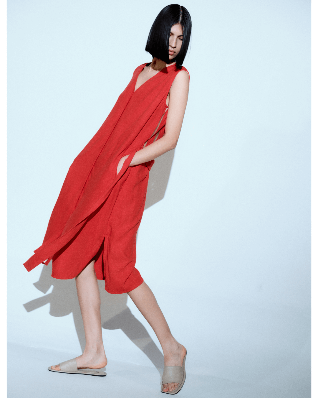 VIOLA DRESS RED