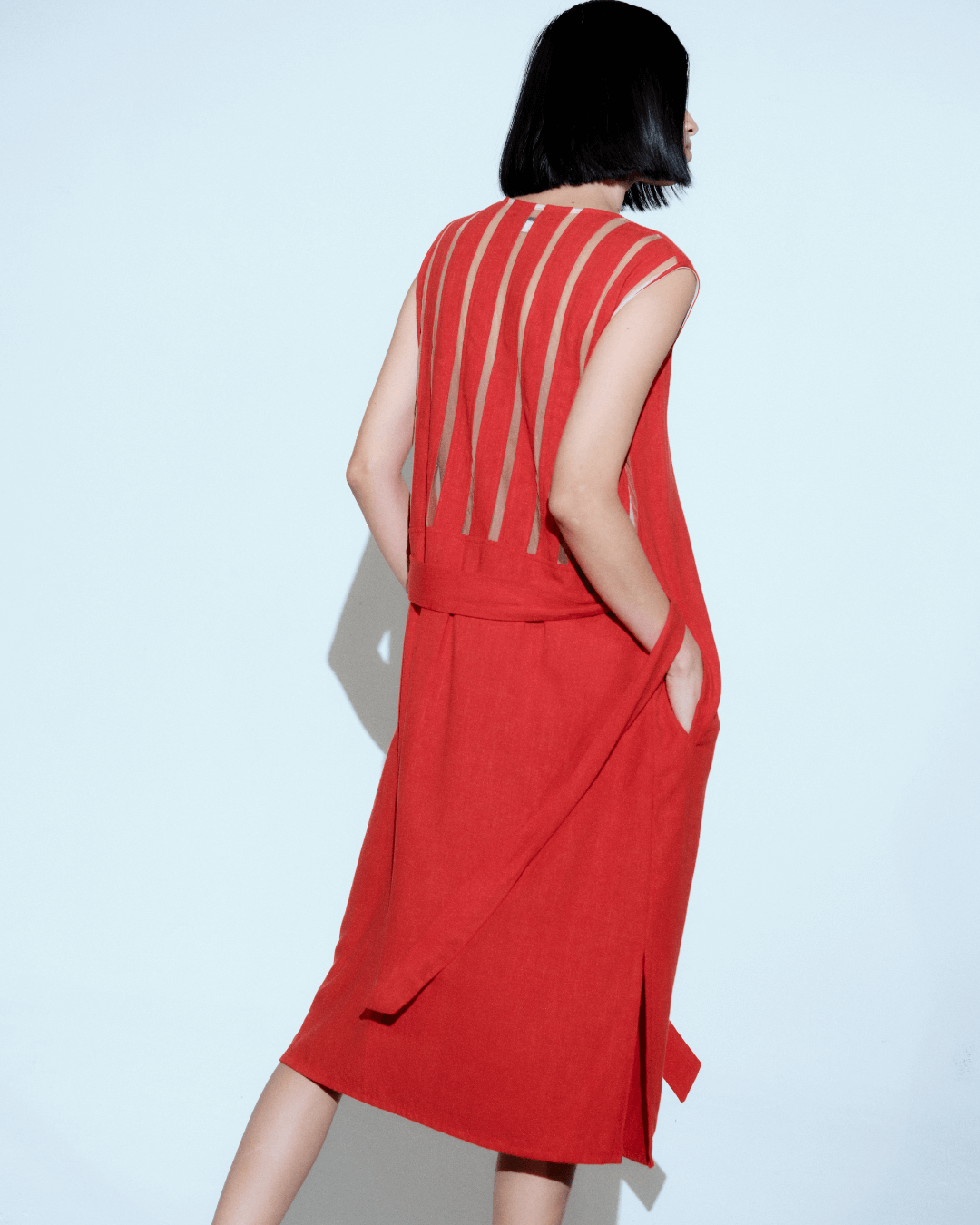 VIOLA DRESS RED