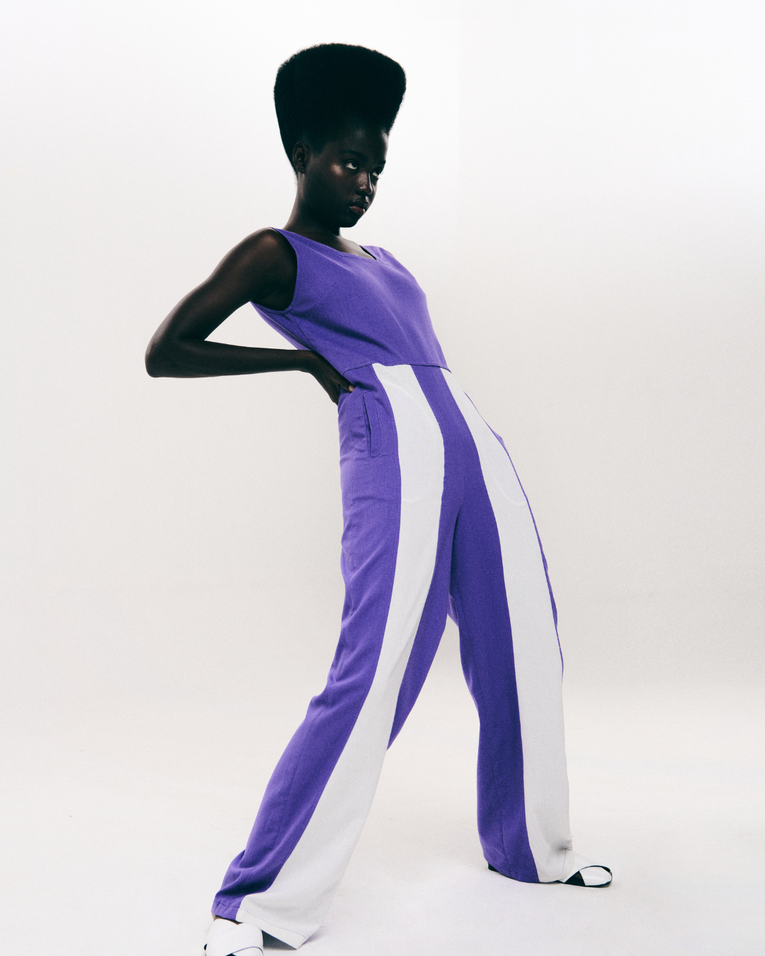 LUCCA JUMPSUIT PURPLE