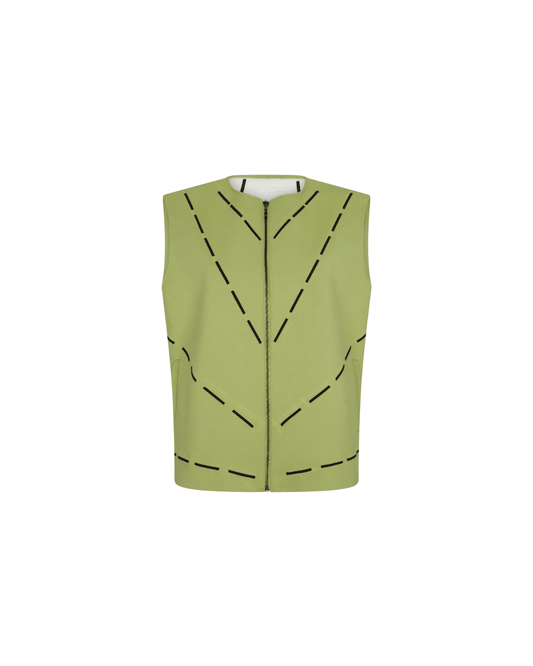 TESSA VEST GREEN
