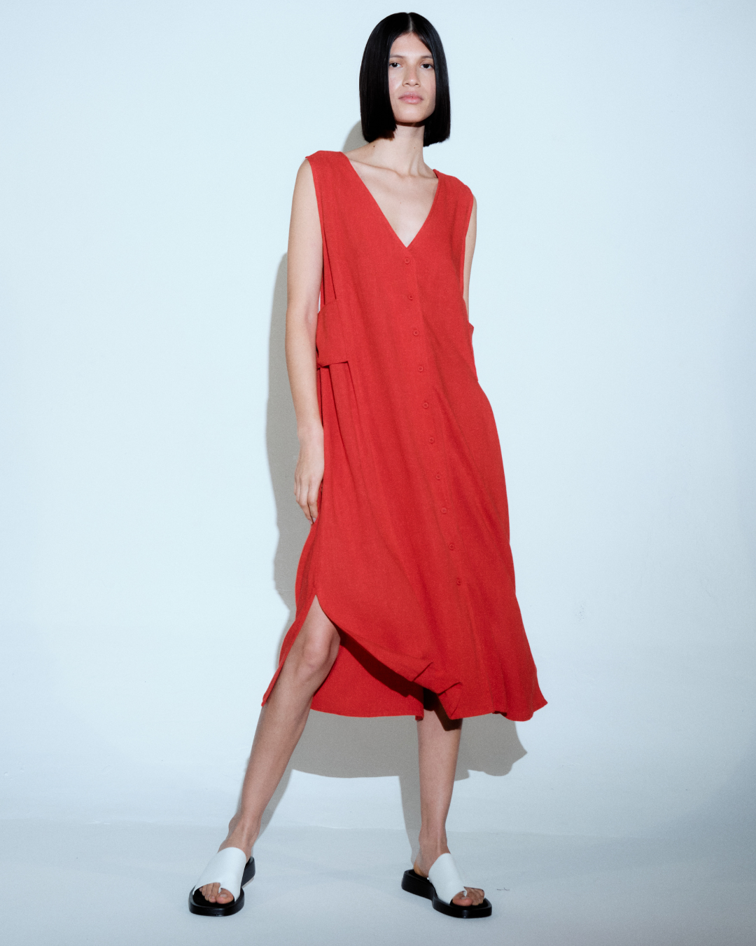 EVA DRESS RED