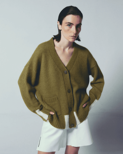 MAYA CARDIGAN GREEN