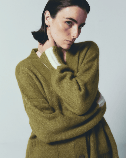 MAYA CARDIGAN GREEN