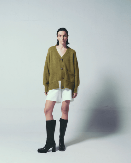 MAYA CARDIGAN GREEN