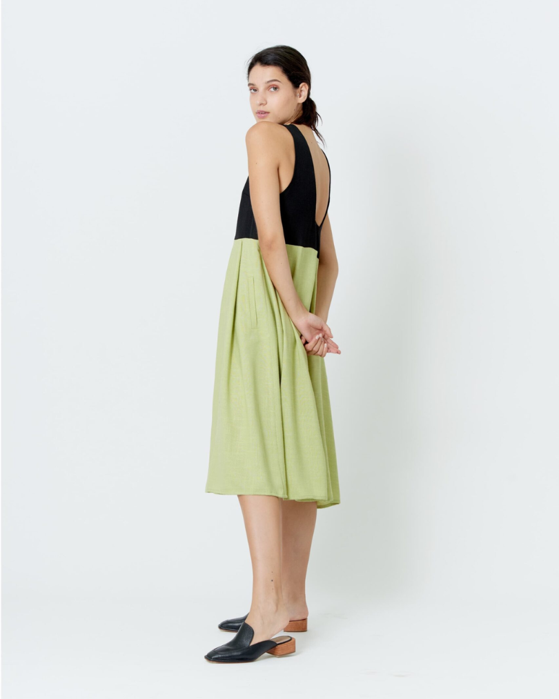 YUYA DRESS GREEN