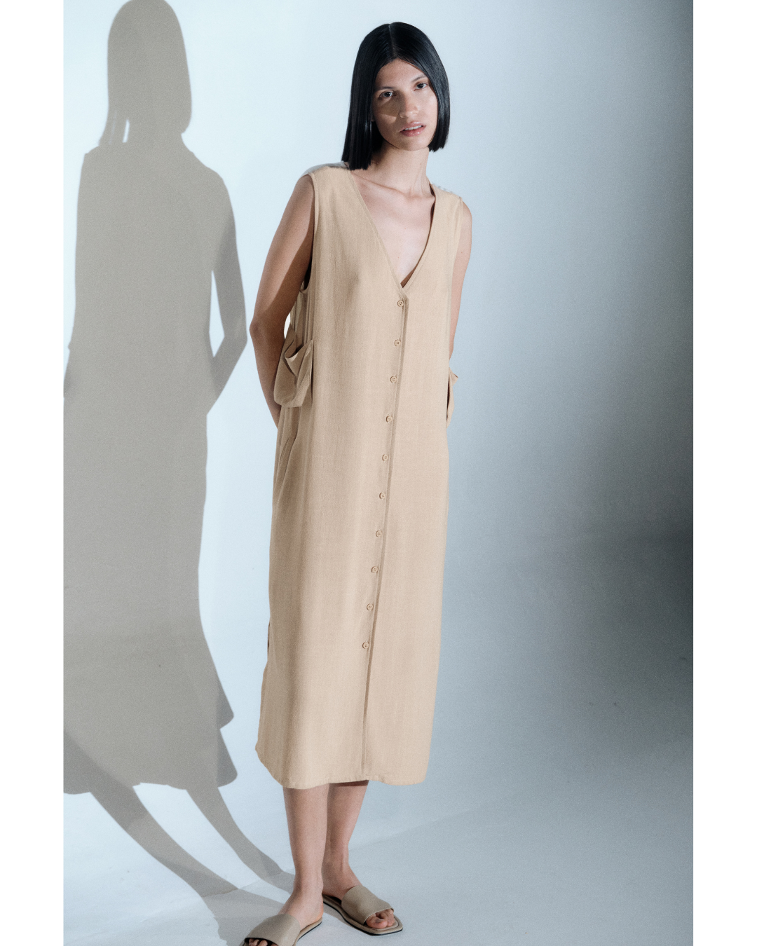 EVA DRESS NUDE