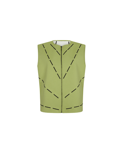 TESSA VEST GREEN