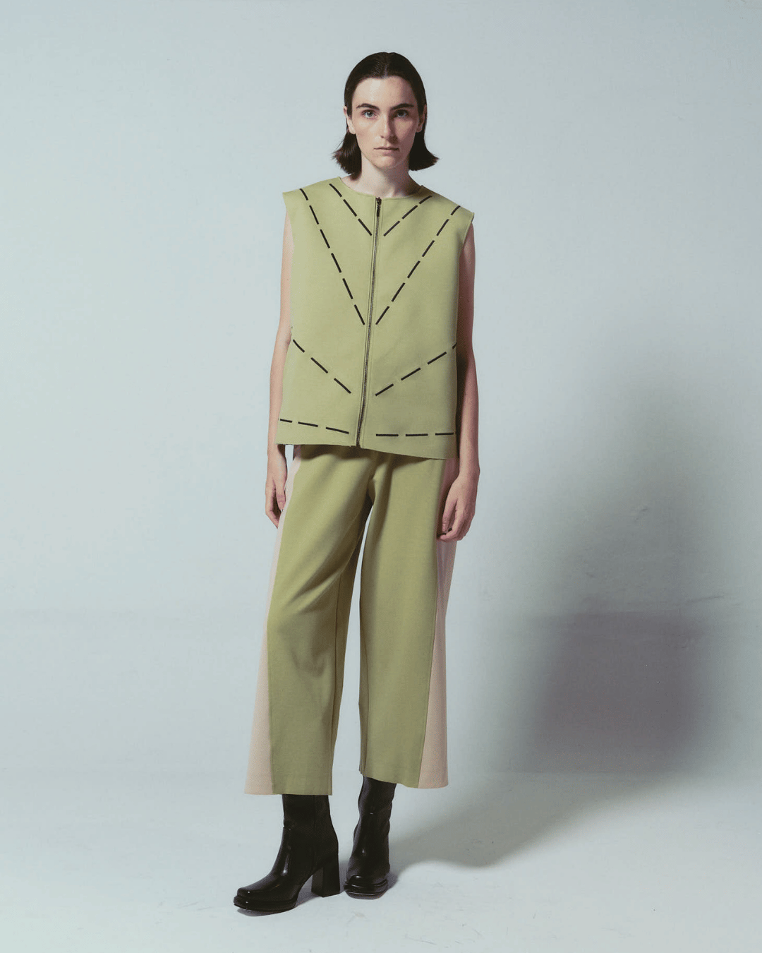 TESSA VEST GREEN