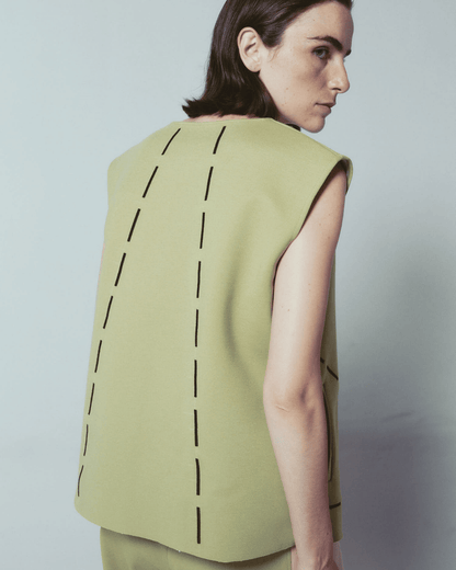 TESSA VEST GREEN