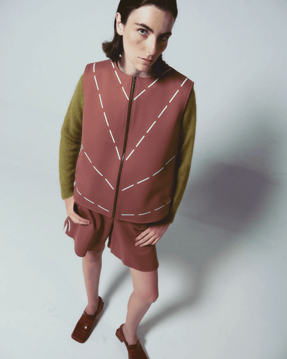 TESSA VEST BROWN