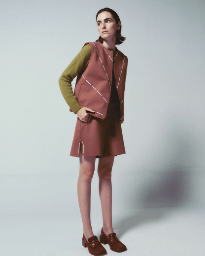 TESSA VEST BROWN